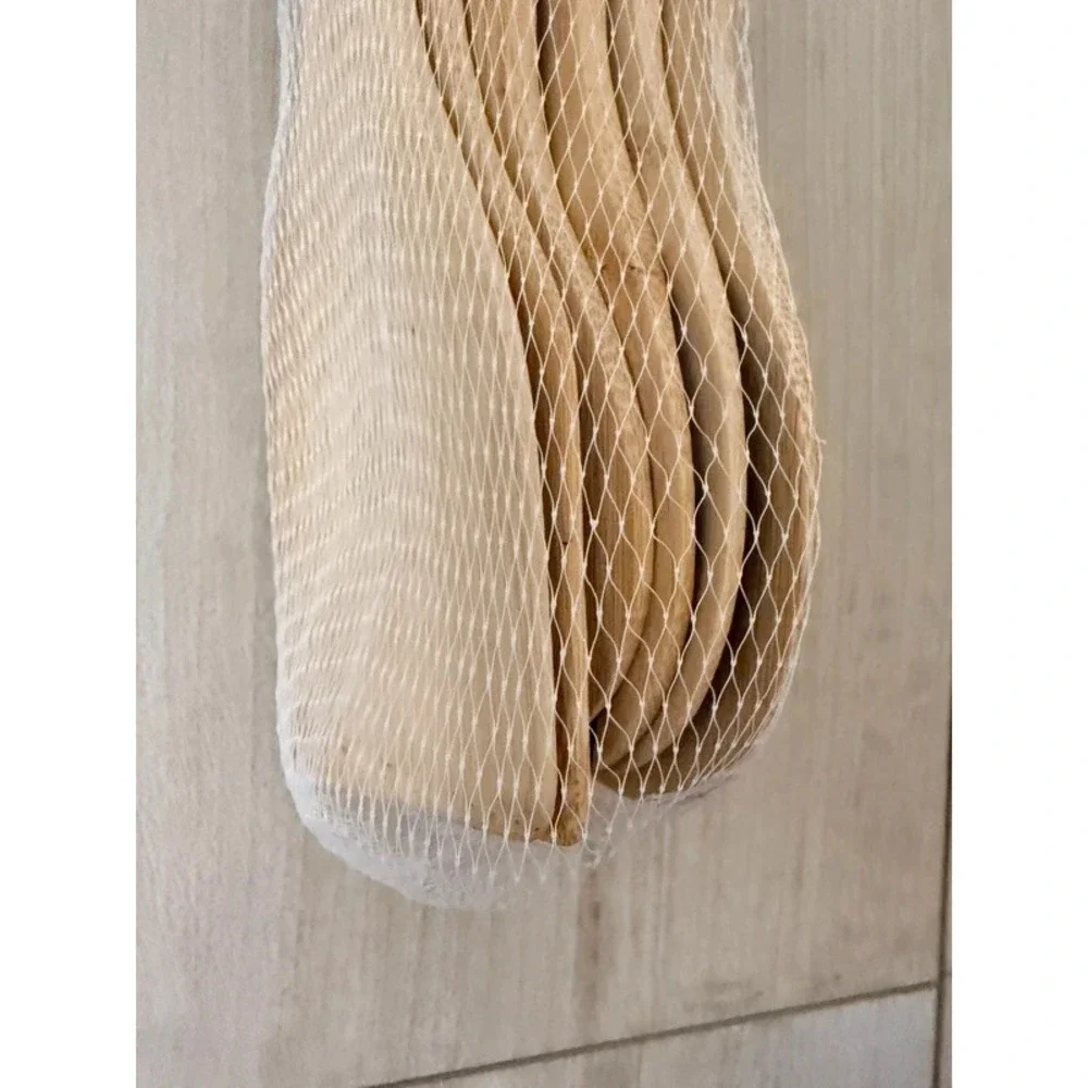 Tahari Home Set of 6 Bamboo Kitchen Tools Pastel Multi Colored Handles NWT - Picture 4 of 5